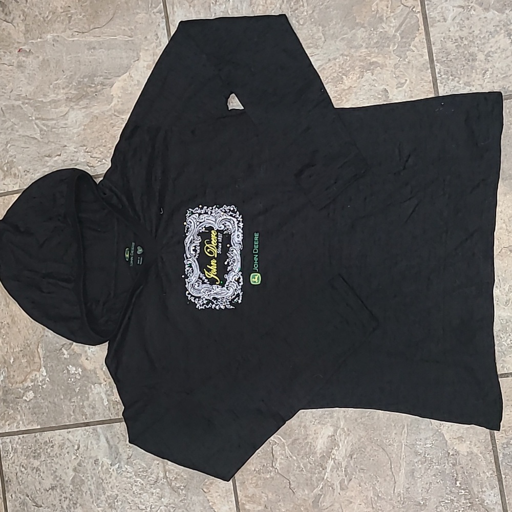 Womens large john deere jewel detail pullover